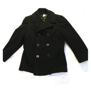 Military pea coat